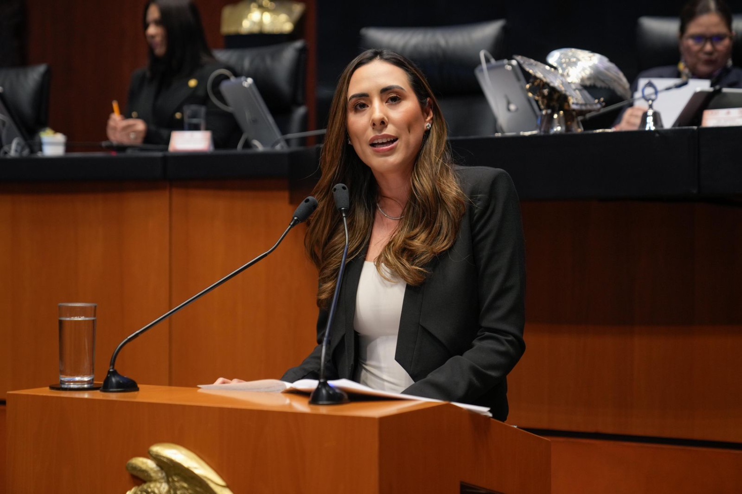 Conveniente ausentismo: La senadora coahuilense Cecilia Guadiana abandona el Senado durante debate sobre doble nacionalidad