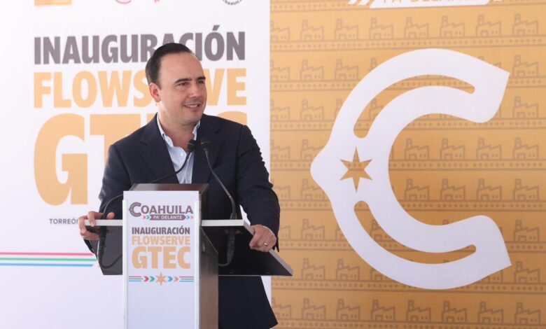 Coahuila se consolida: Flowserve inaugura planta de 800 mdp en Torreón