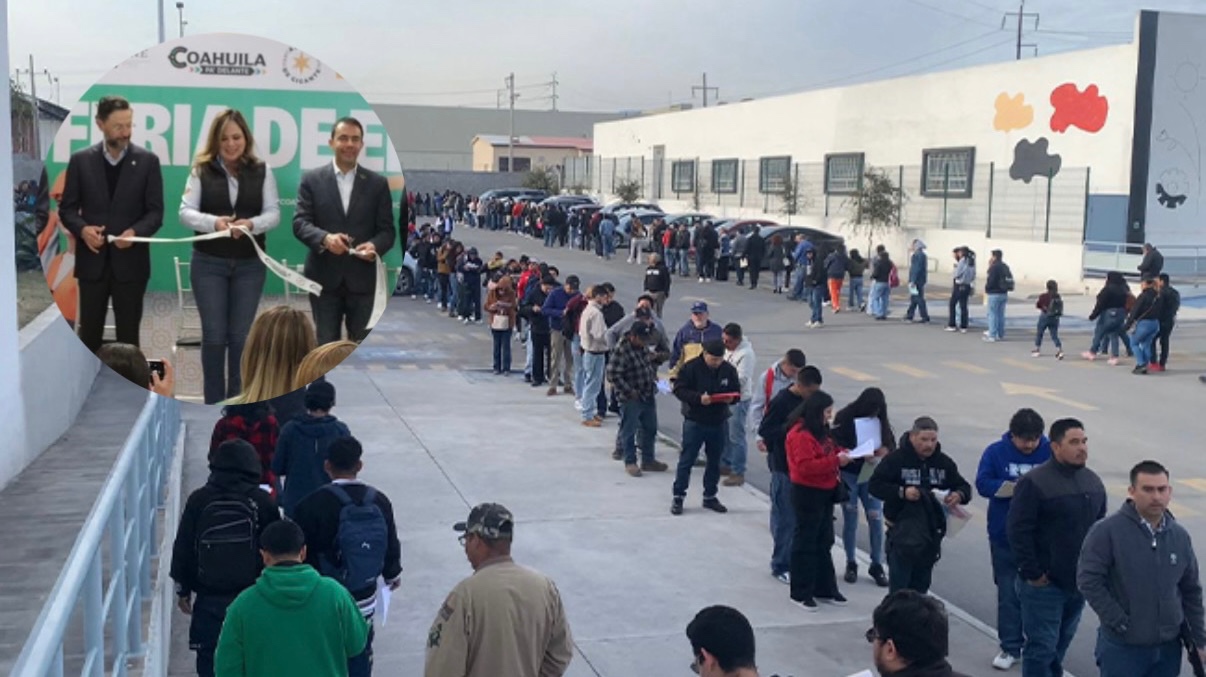 Saltillo responde con fuerza: Miles acuden a la primera Feria del Empleo 2026